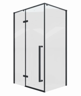 Душевой уголок Cerutti SPA C1A 120x90см чёрный